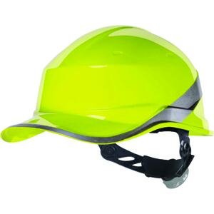 Baseball Diamond V Safety Helmet Yellow - Indigo Supplies Ltd