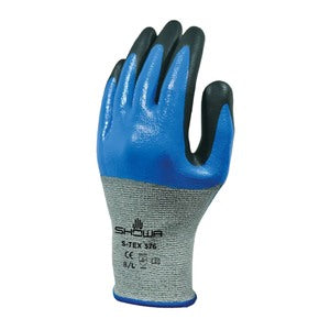 Showa S-Tex 376 3/4 Nitrile Coated Glove Cut 4 - Indigo Supplies Ltd
