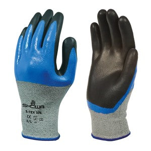 Showa S-Tex 376 3/4 Nitrile Coated Glove Cut 4 - Indigo Supplies Ltd
