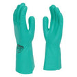 Nitri-Tech Flocklined Gloves Green - Indigo Supplies Ltd