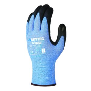 Skytec Trigata PU Palm Coated Cut Level B Glove Blue (Pair) - Indigo Supplies Ltd