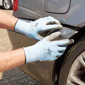 KeepSAFE Pro PU Palm Coated Cut Level 3 Glove 4.3.4.4. - Indigo Supplies Ltd