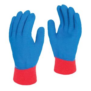 Polyco 840 Fully Coated Grip Natural Latex Glove Blue - Indigo Supplies Ltd