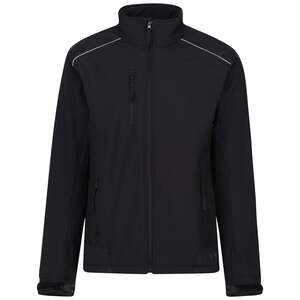 Regatta TRA651 Sandstorm Softshell Jacket Black - Indigo Supplies Ltd