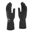Heavy Duty Natural Rubber Flock Linked Glove 31CM - Indigo Supplies Ltd