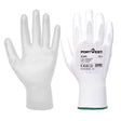 Portwest A120 PU Palm Coated Glove White - Indigo Supplies Ltd
