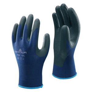Showa 380 Nitrile Foam Grip Glove Blue (Pair) - Indigo Supplies Ltd