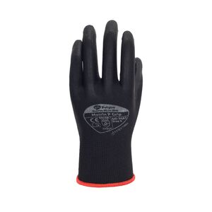 Matrix P Grip PU Coated Nylon Glove Black - Indigo Supplies Ltd