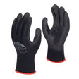 Matrix P Grip PU Coated Nylon Glove Black - Indigo Supplies Ltd