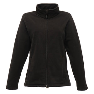 Regatta TRF565 Ladies Micro Full Zip Fleece Black - Indigo Supplies Ltd