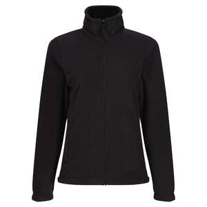 Regatta TRF565 Ladies Micro Full Zip Fleece Black - Indigo Supplies Ltd
