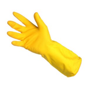 KeepCLEAN Rubber Household Gloves Yellow - Indigo Supplies Ltd