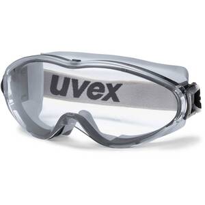 Uvex Ultrasonic Clear Lens Wide Vision Black/Grey Goggle - Indigo Supplies Ltd