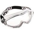 Uvex Ultrasonic Clear Lens Wide Vision Black/Grey Goggle - Indigo Supplies Ltd