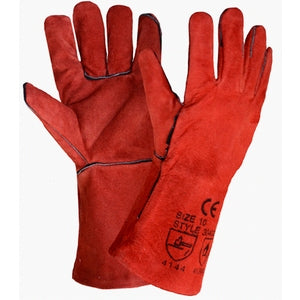 Portwest A500 Cat2 Welding Gauntlet 413X4X Red - Indigo Supplies Ltd
