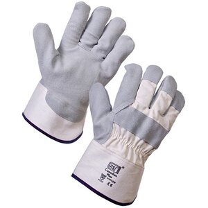 KeepSAFE GLOP3 Premium Split Leather Rigger Glove White Size 10 - Indigo Supplies Ltd