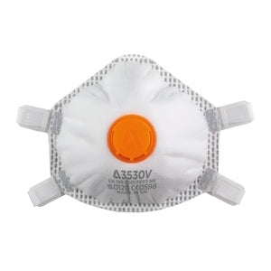Skytec 3530V FFP3 Disposable Cup Respirator (Box 5) - Indigo Supplies Ltd