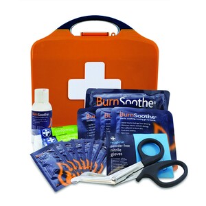 Relaince Medical 124 Burns First Aid Kit in Aura Standard Box - Indigo Supplies Ltd