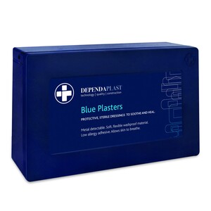 Dependaplast Assorted Plaster Kits Detectable Blue (Waterproof) - Indigo Supplies Ltd
