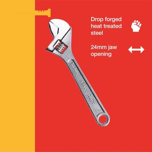 Contractors Adjustable Wrench 8" - Indigo Supplies Ltd