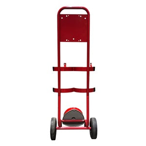 Double Fire Extinguisher Trolley With Rotary Fire Bell - Indigo Supplies Ltd