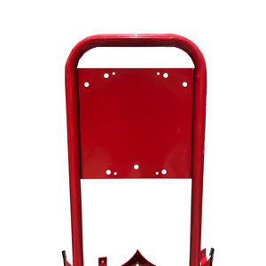 Double Fire Extinguisher Trolley With Rotary Fire Bell - Indigo Supplies Ltd