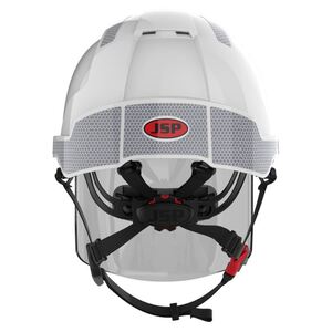 EVO VISTAshieldDualswitch Vented Helmet Wheel Ratchet CR2 White/Smoke - Indigo Supplies Ltd