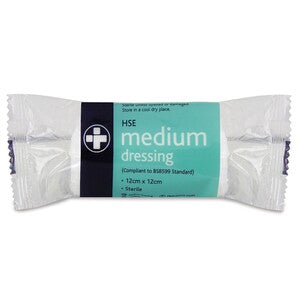 HSE Medium Sterile Dressing 12x12CM - Indigo Supplies Ltd