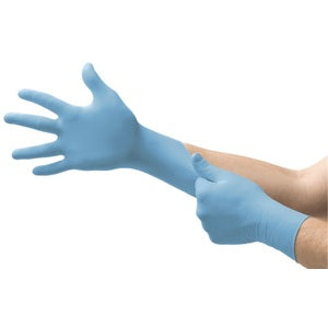 Disposable Blue Nitrile Powder-Free 92-200 VersaTouch Gloves (Box 100) - Indigo Supplies Ltd