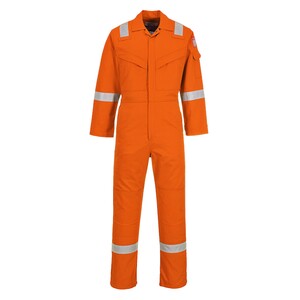 High Visibility Flame Retardant Coverall Orange - Indigo Supplies Ltd