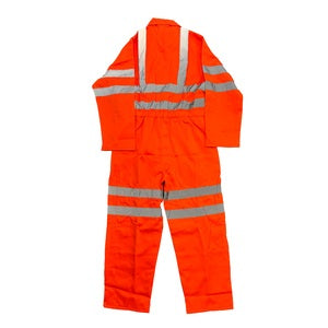 KeepSAFE Rail Industry High Visibility Boilersuit Orange - Indigo Supplies Ltd