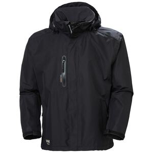 Helly Hansen 71043-990 Manchester Waterproof Shell Jacket Black - Indigo Supplies Ltd