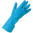 KeepCLEAN Rubber Household Gloves Blue - Indigo Supplies Ltd