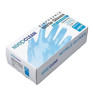 KeepCLEAN Disposable Nitrile Powder-Free Gloves - Indigo Supplies Ltd