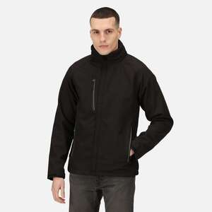 Regatta TRA670 Apex Softshell Jacket Black - Indigo Supplies Ltd