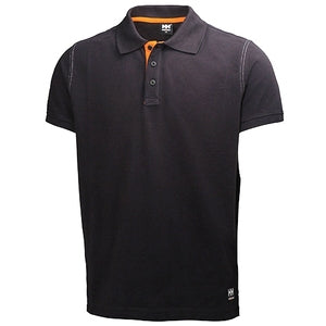 Helly Hansen 79025-990 Oxford Polo Shirt Black - Indigo Supplies Ltd