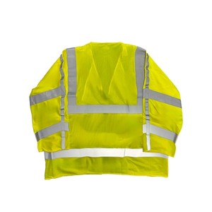 High Visibility 3/4 Sleeved FR Zipped Front Waistcoat EN14116 Yellow - Indigo Supplies Ltd