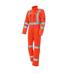 ProGARM 4692 Ladies Coverall F/R A/S ARC Hives Orange Regular Leg - Indigo Supplies Ltd