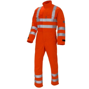 Progarm 4690 Coverall High Visibility Short Leg Orange - Indigo Supplies Ltd