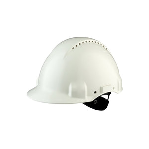 3M G3000NUV-VI Hard Hat Uvicator Ratchet Ventilated Plastic Sweatband White - Indigo Supplies Ltd