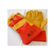 KeepSAFE Rigger Glove Cowhide EN388 Yellow - Indigo Supplies Ltd