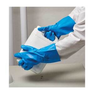 KeepSAFE Nitrile Chemical Resistant Glove Blue - Indigo Supplies Ltd