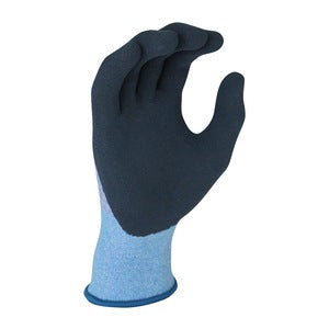 Juba H265NT Nature Latex coated Glove Blue - Indigo Supplies Ltd