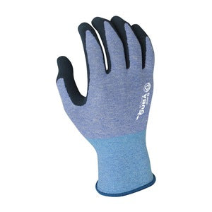 Juba H265NT Nature Latex coated Glove Blue - Indigo Supplies Ltd