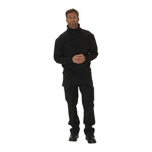 Endurance 1/4 Zip Microfleece Black - Indigo Supplies Ltd