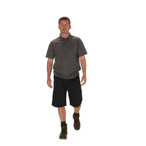 Endurance Short Sleeve Polo Shirt Charcoal - Indigo Supplies Ltd