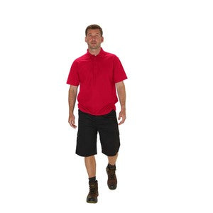 Endurance Short Sleeve Polo Shirt Red - Indigo Supplies Ltd