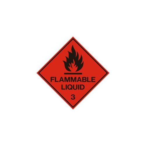 Flammable Liquid (100x100mm) - Indigo Supplies Ltd