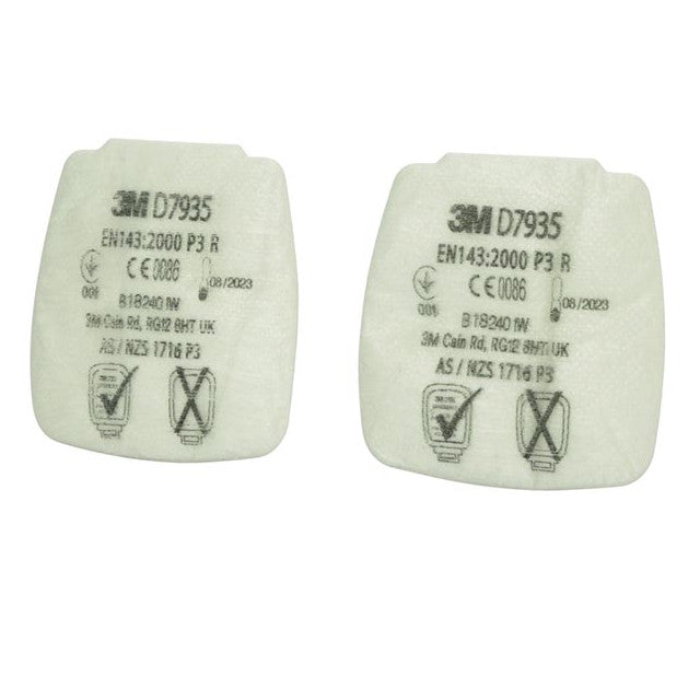 3M D7935 Replaceable Particulate Filters P3R - Pack of 40 - Indigo Supplies Ltd