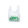 Degradable White Vest Carrier Bags - Indigo Supplies Ltd